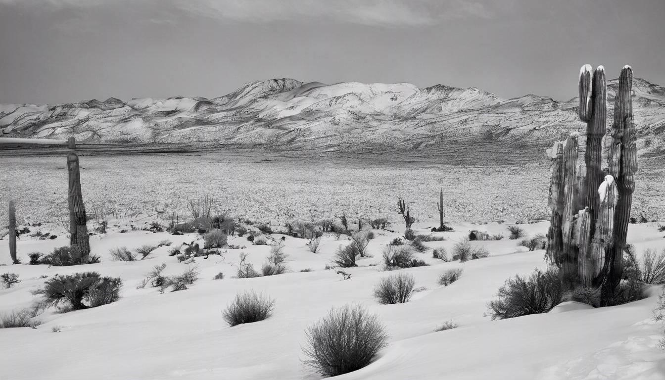 El desierto que un día estuvo cubierto de nieve