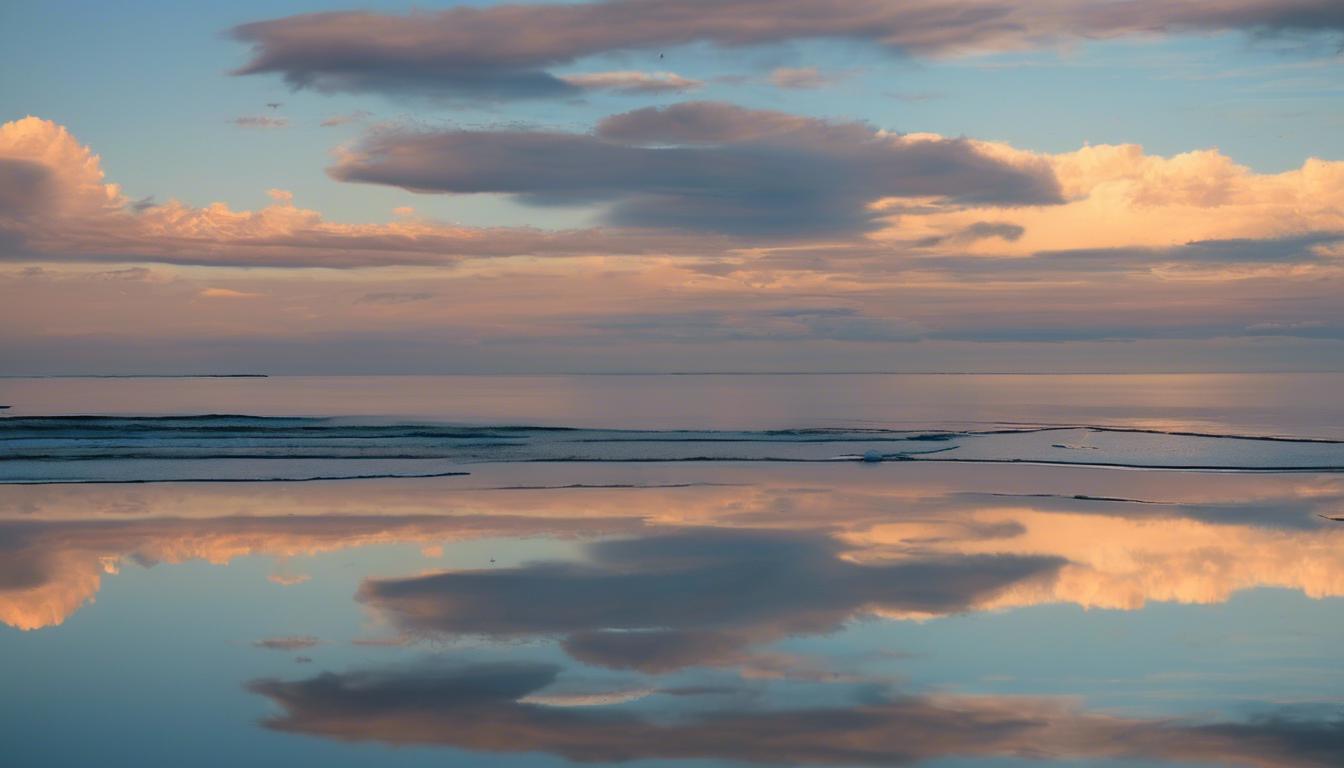 El fenómeno natural que convierte el mar en un espejo perfecto