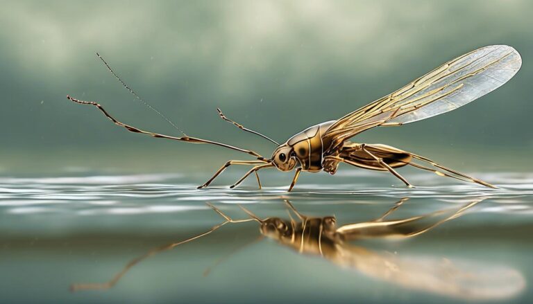 El insecto que puede caminar sobre el agua como si nada