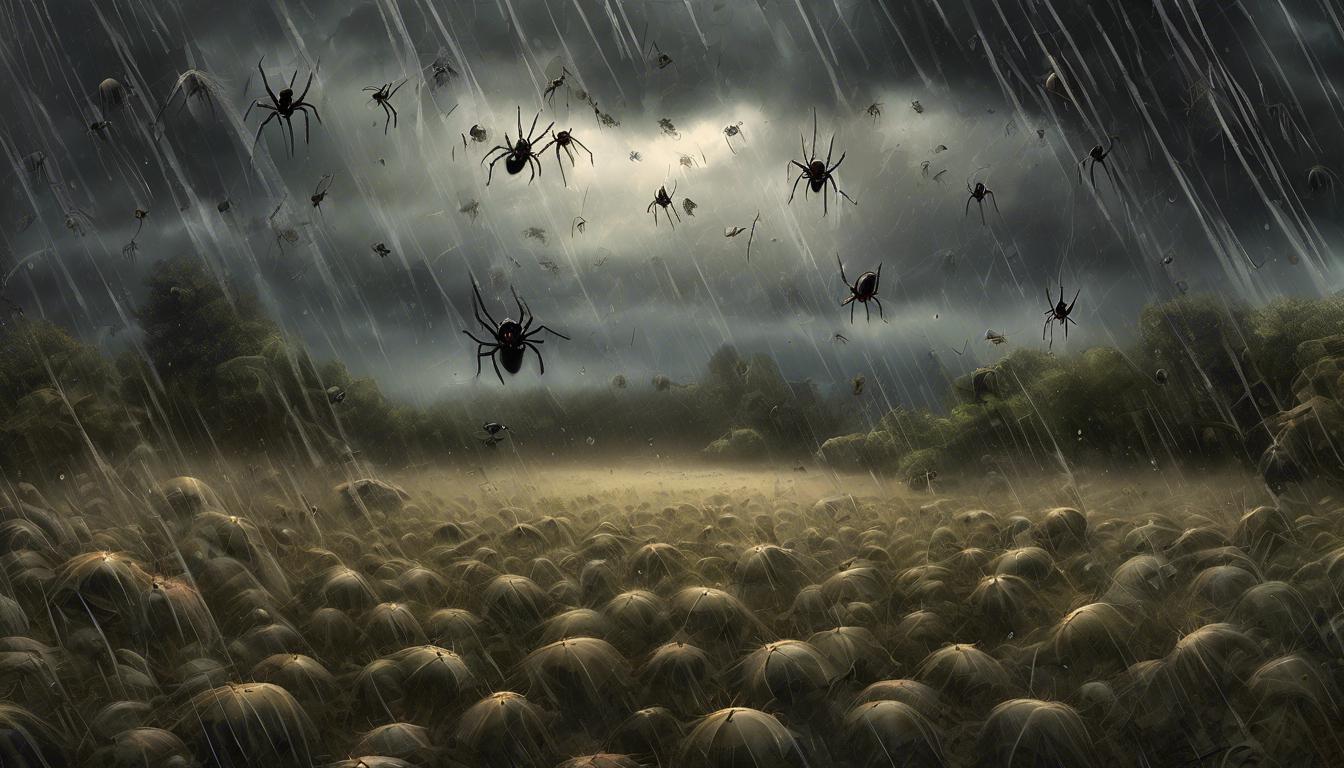 El lugar en el mundo donde llueven arañas
