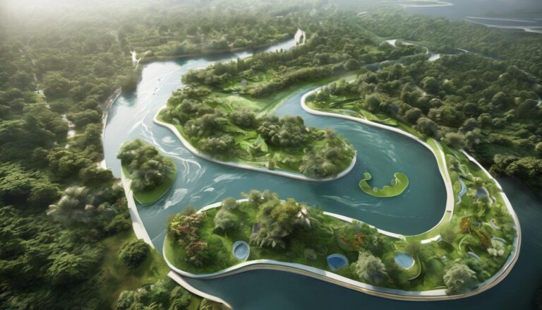 El río que cambia de forma y crea nuevas islas cada año