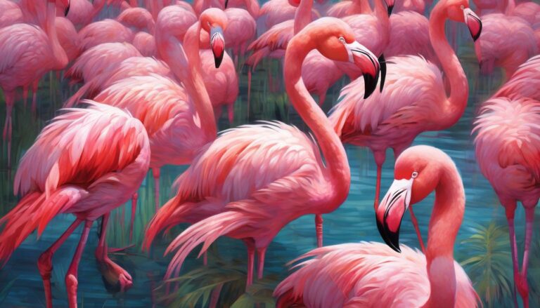 El secreto del color rosado de los flamencos