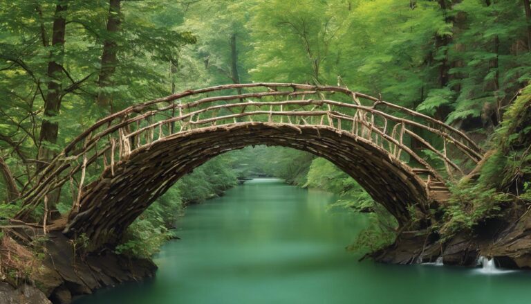 El sorprendente puente natural que crece solo con el tiempo