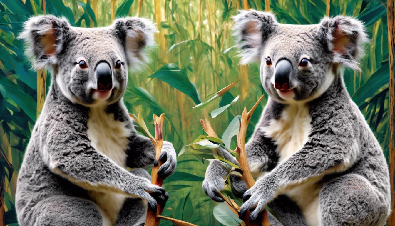 Koalas y sus huellas dactilares que confunden a la policía