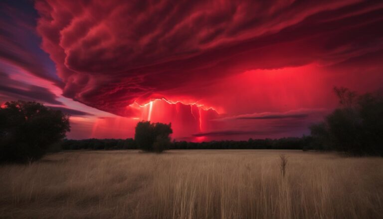 El fenómeno natural que hace que el cielo se ilumine de rojo