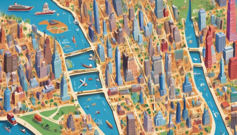 Mappa turística de New York